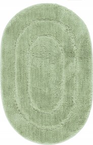 Fürdőszobaszőnyeg Csúszásgátló Puha Bolyhos 50x80cm Ovális Mosható