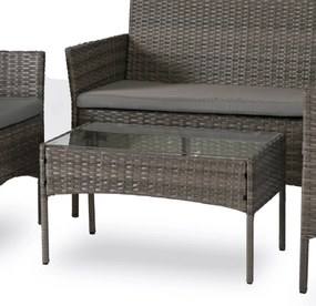 Zestaw Mebli Ogrodowych MISSISIPI Szary