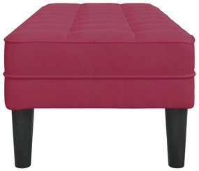 Pad Borvörös 113x57x39 cm Bársony