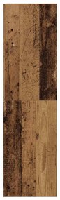 antik fa színű szerelt fa TV-szekrény 30,5 x 30 x 110 cm