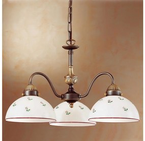 Kolarz 731.83.69 - Csillár láncon NONNA 3xE27/75W/230V piros