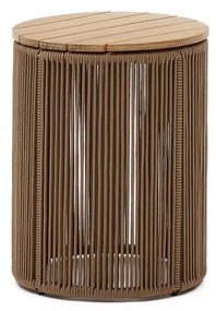 Kerek kerti tárolóasztal ø 40 cm Mesa – Kave Home