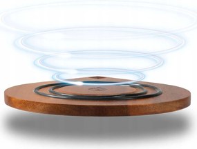 Serpenyőtartó állvány fa edény mágneses 23cm