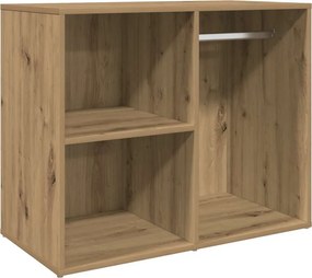 vidaXL kézműves tölgy szerelt fa pipereszekrény 80 x 40 x 65 cm