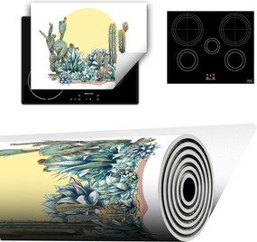 Vinyl Szőnyeg A Konyhába Több Hely 70x52 Kaktuszok napfény
