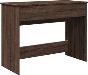 vidaXL barna tölgy színű fésülködőasztal tükörrel 100x45x76 cm