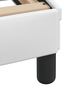 fehér műbőr ágykeret matrac nélkül Zadar 200x200 cm