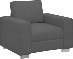 vidaXL sötétszürke kordbársony szövet kanapéfotel 100x77x82 cm