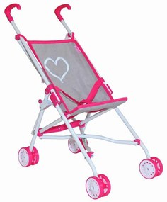 Játék golf babakocsi babáknak Milly Mally Julia Prestige Pink