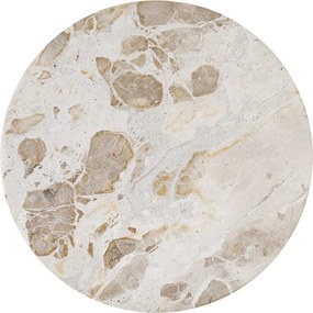 MARBLE márvány tál, bézs Ø30cm