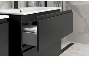 Cersanit Moduo, tükrös fali szekrény 60x14x80 cm, antracit matt, S590-072-DSM