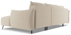 Bézs sarokkanapé (jobb oldali) Malie – Makamii