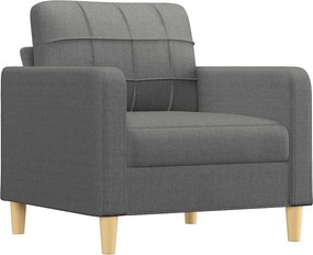 vidaXL sötétszürke szövet kanapéfotel 60 cm