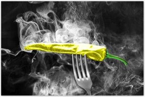 Poszterek 120x80 Sárga paprika a villán