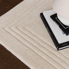 Elefántcsont színű kézi szövésű gyapjú szőnyeg 200x290 cm Orlo Ivory – Asiatic Carpets