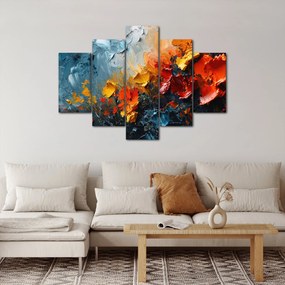 Kép - Virágok absztrakt festménye III. (150x105 cm)
