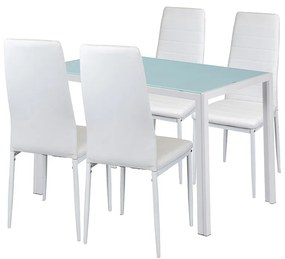 Portland 4+1 étkező garnitúra fehér