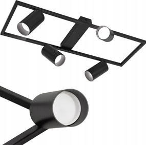 Mennyezeti lámpa Led halogén lámpatest 4x GU10 Spot Mozgatható fali lámpa a szobába
