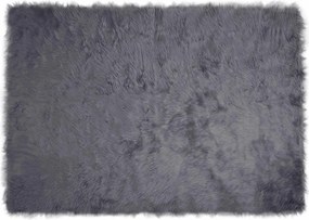 vidaXL Műgyapjú Szőnyeg Tafalla Antracit 120 x 170 cm Poliészter