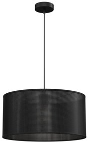 Csillár zsinóron LOFT SHADE 1xE27/60W/230V á. 40 cm fekete