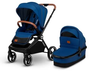 Lionelo - MIKA 2 az 1-ben kombinált babakocsi, tengerészkék