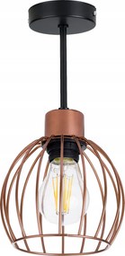 Függő lámpa fix mennyezeti csillár réz huzal