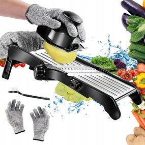 Zöldségszeletelő mandolin 7in1