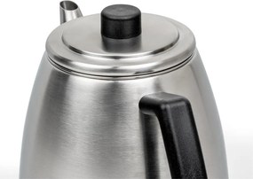 Ezüstszínű rozsdamentes acél teáskanna szűrővel 1,1 l Duet Odense – Bredemeijer