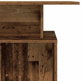 recepciós pult antik fa 100x40x104 cm szerelt fa