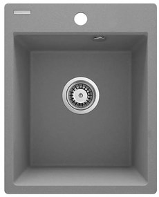 Deante ZRC_S103 - Mosogató CORIO 50x40 cm gránit/fémes szürke