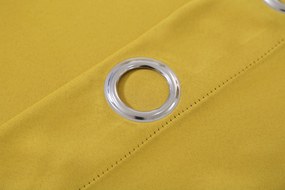 Sárga OXFORD függöny 140x250 cm Felfüggesztés: Hullámos sínszalag