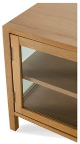 Natúr színű TV-állvány tölgyfa dekorral 160x50x40 cm Ceci – MOME