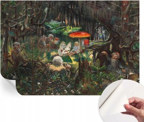 Fotótapéta Fali tapéta Hálószobába és Nappaliba Meseerdő 152x104 cm