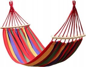 Kétszemélyes függőágy 200x150cm rúddal 80cm fekvőfelület hintaágy