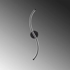 Fekete LED fali lámpa Yilan – Opviq lights