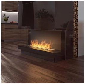 InFire - Beépíthető BIO kandalló 100x45 cm 3kW fekete