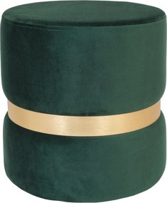 Ring puff - arany gyűrű - H56 - zöld bársony R