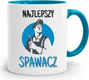 Kék Hegesztő Bögre Legjobb Hegesztő Ajándék fényképes nyomtatással