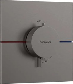 Zuhany csaptelep Hansgrohe ShowerSelect Comfort E vakolat alatti rész nélkül csiszolt fekete króm 15574340