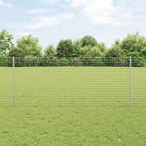 Kert Kerítés Szett 2 Darab Galvanizált Acél 10 x 1 m Tartós