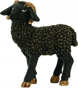 Fekete Kos betlehem dekoráció- 6,6cm magas/ 12-15cm magas figurákhoz