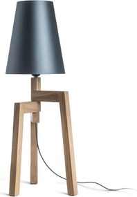 RENDL CONNY 25/30 asztali lámpaernyő Monaco petróleumkék/ezüst PVC max. 23W