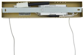 Design függőlámpa arany téglalap alakú 3 lépésben dimmelhető - Krisscross