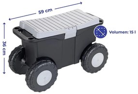 Gurulós kerti doboz - Maximex