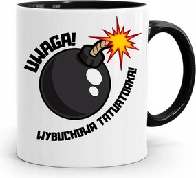 Tetováló Bögre Fekete, fényképes nyomtatással