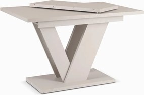 Modern bővíthető étkezőasztal CLARK 120–160 cm kasmír