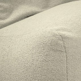 Krémszínű buklé babzsákfotel Seat 100 Lounge – SLOWDOWN