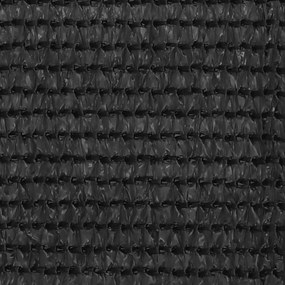 antracitszürke HDPE erkélytakaró 120 x 600 cm