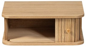 Natúr színű függő éjjeliszekrény borovi fenyő dekorral Jena – WOOOD