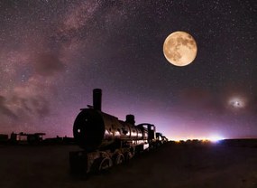 Fotográfia Old locomotive in the train cemetery, Anton Petrus